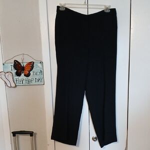 Talbots Classic Black Straight Leg Pants